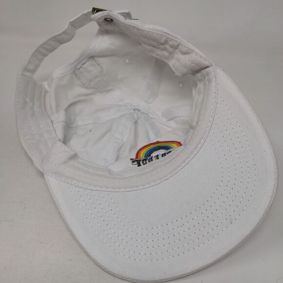 Deep Eddy Vodka Pride Rainbow Slideback Hat White One Size Embroidered - Picture 6 of 6